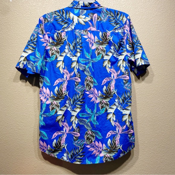 Casual Button Down Tropical Shirt Size LT - Picture 3 of 3